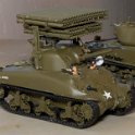 09 2026 (74)  Monogram 1/32 M4A1 Sherman &#34;Screamin&#39; Mimi&#34; with multiple rocket launcher by Bob Olson